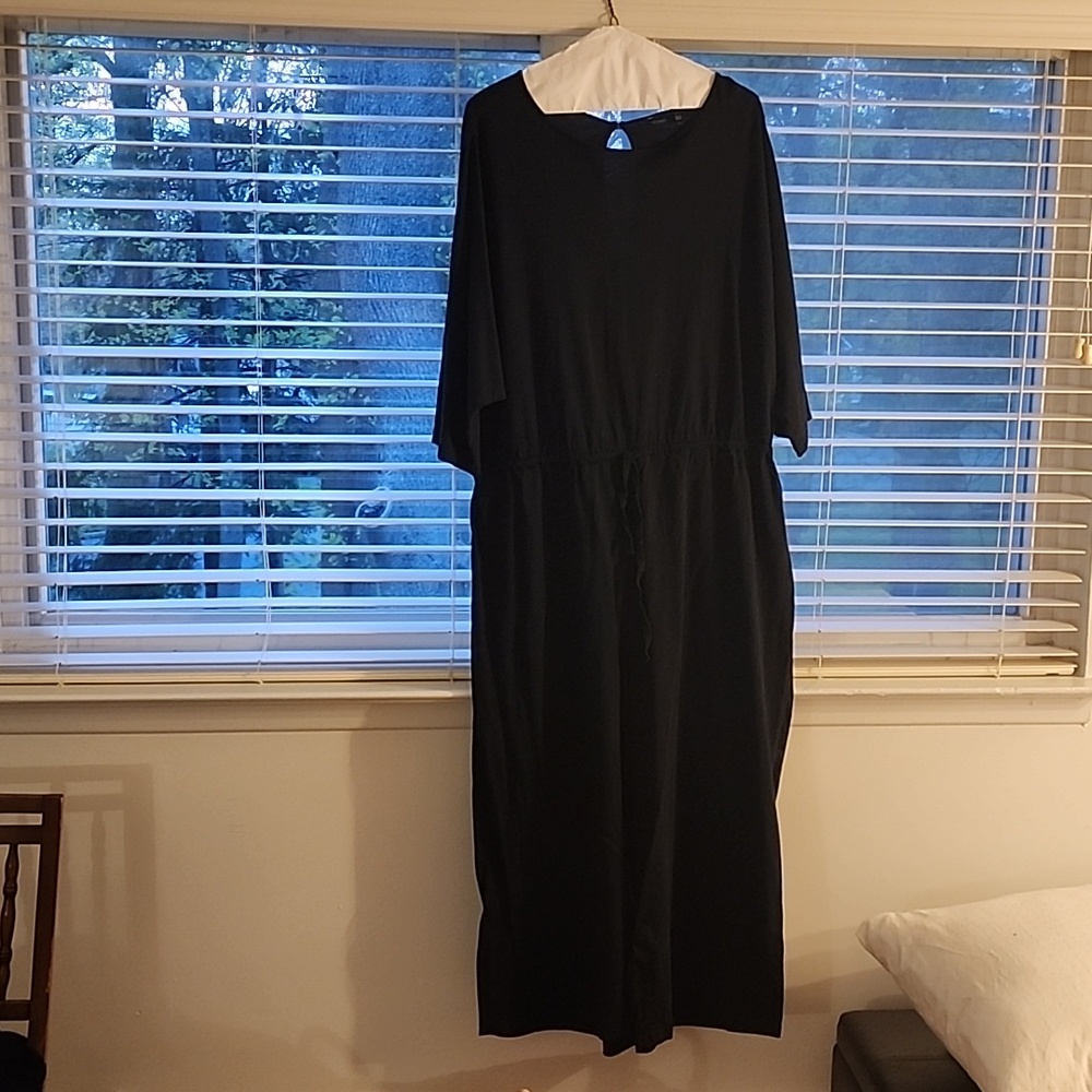 Plus size womens black jumpsuit